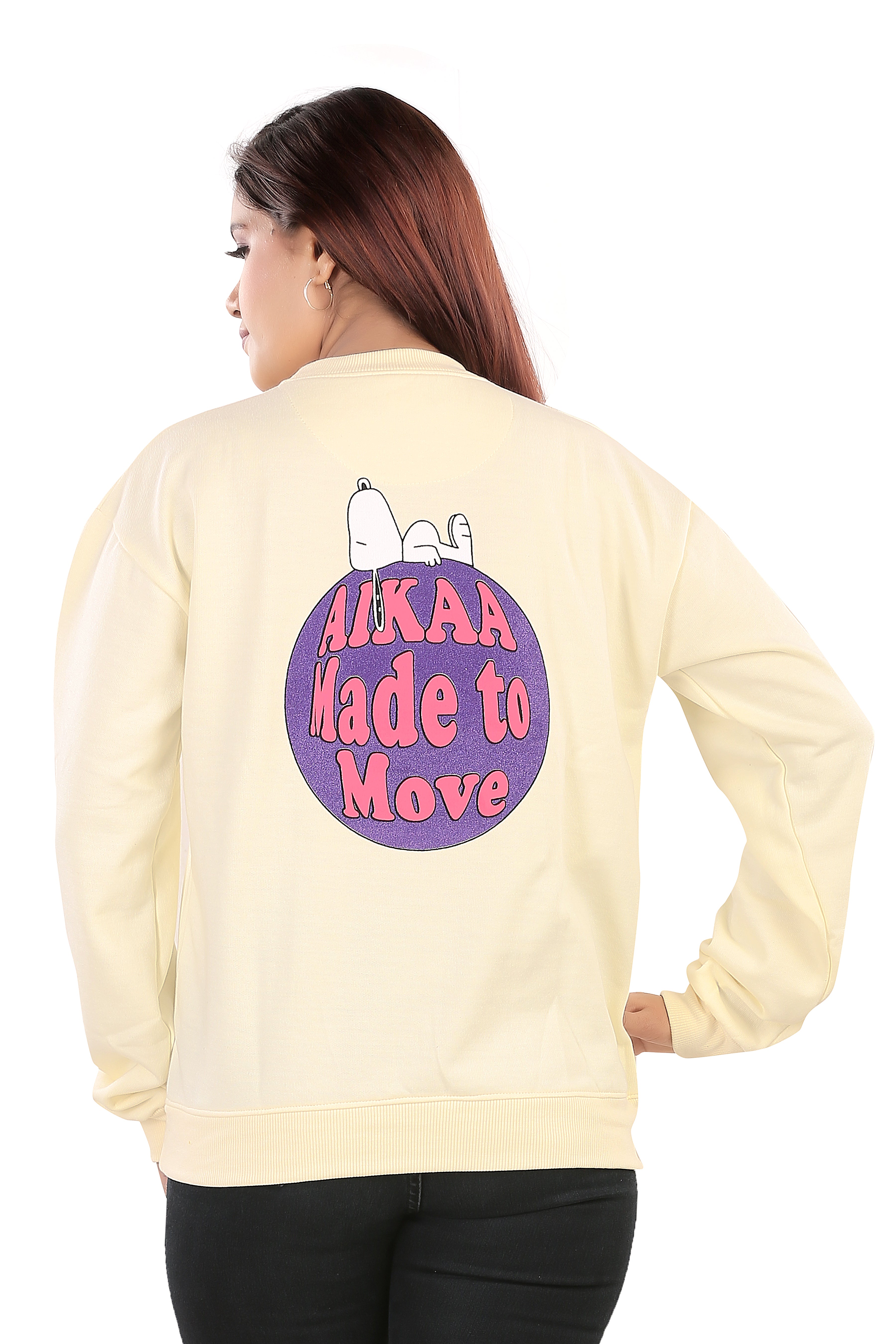 Women's RND Neck Fleese Top