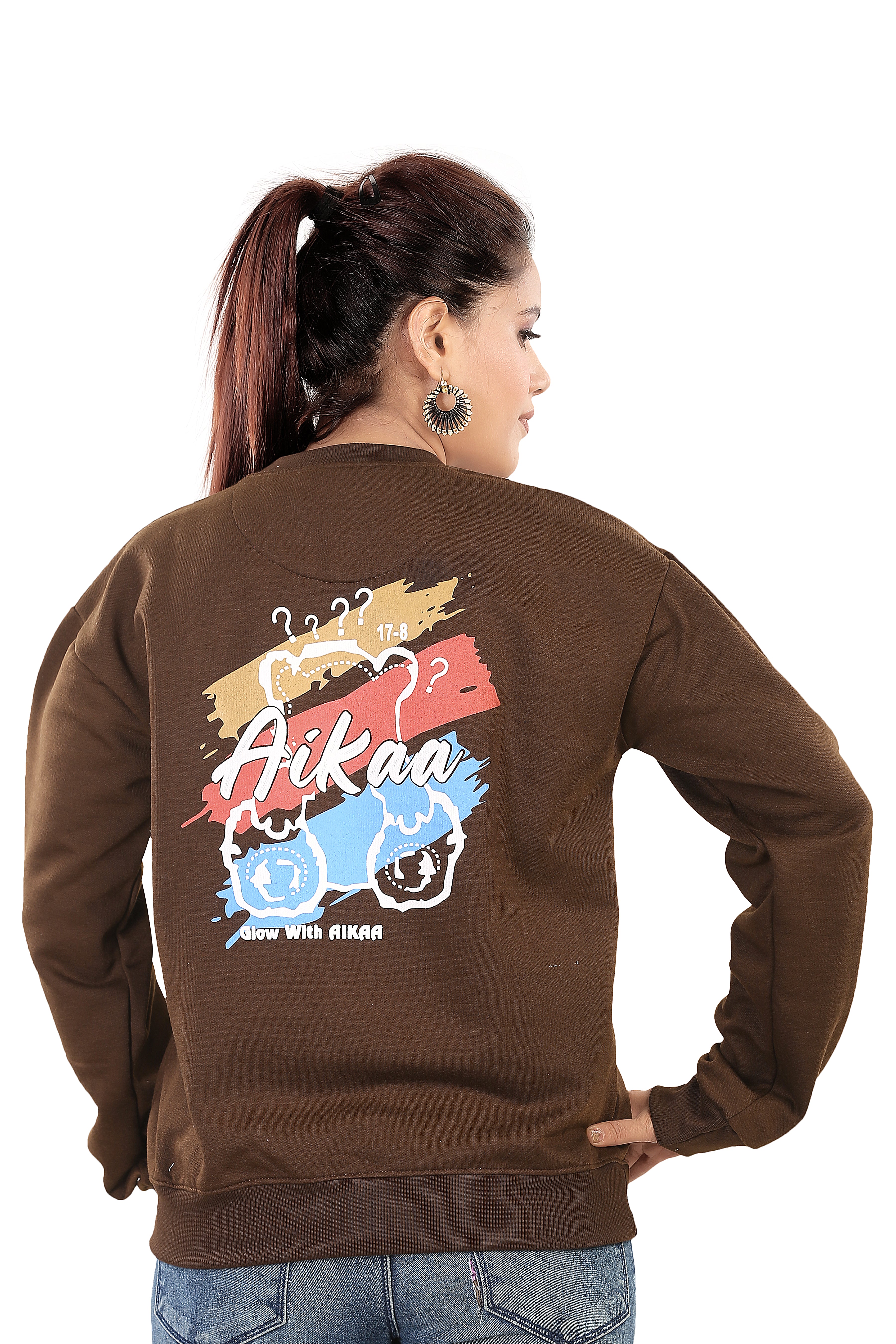 Women's RND Neck Fleese Top