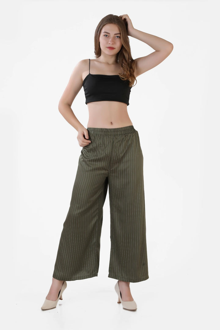 Everyday Wear Solid Palazzo 2 Combo Set