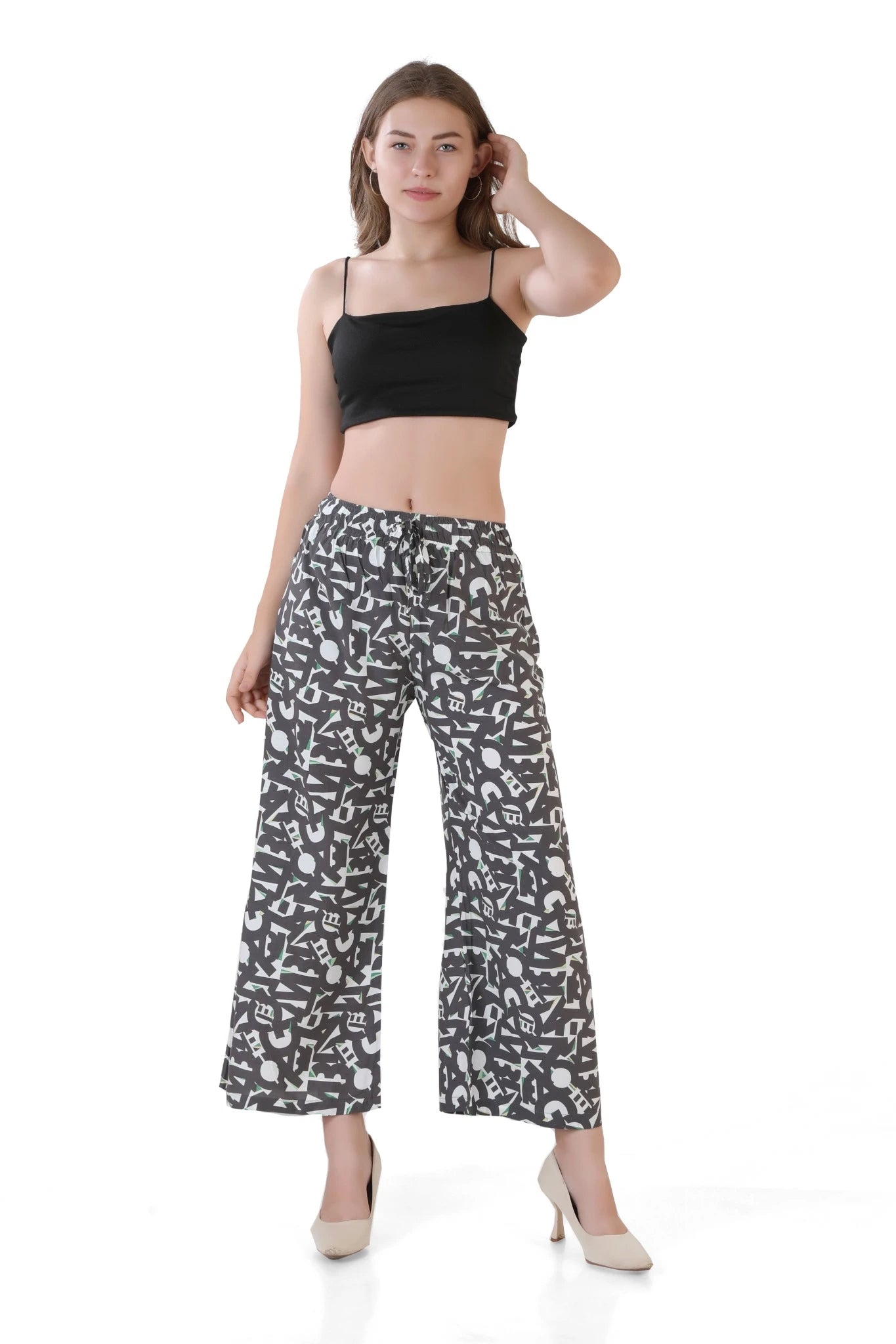 Women's Smart Casual Ankle Length Trousers 3 Combo Set