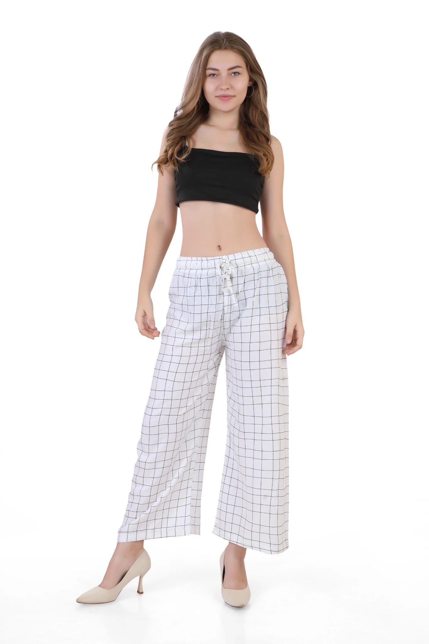 Women's Smart Casual Ankle Length Trousers 3 Combo Set