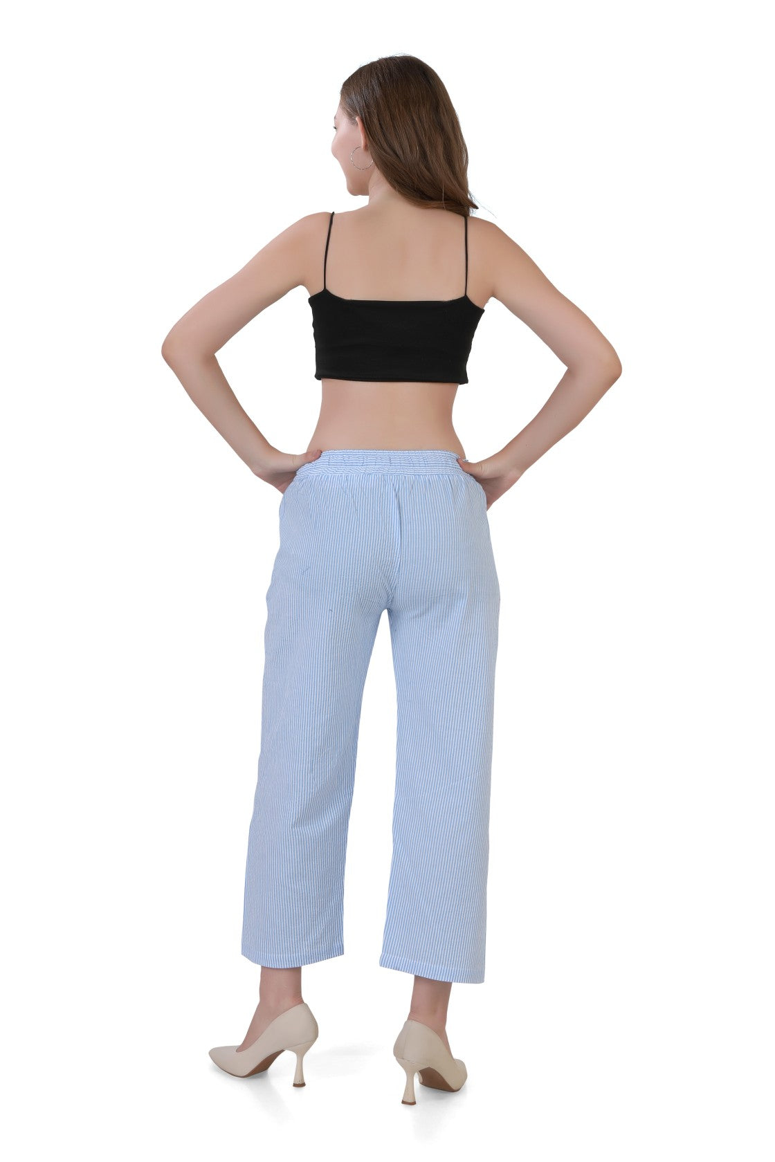 Women's Striped Straight Fit