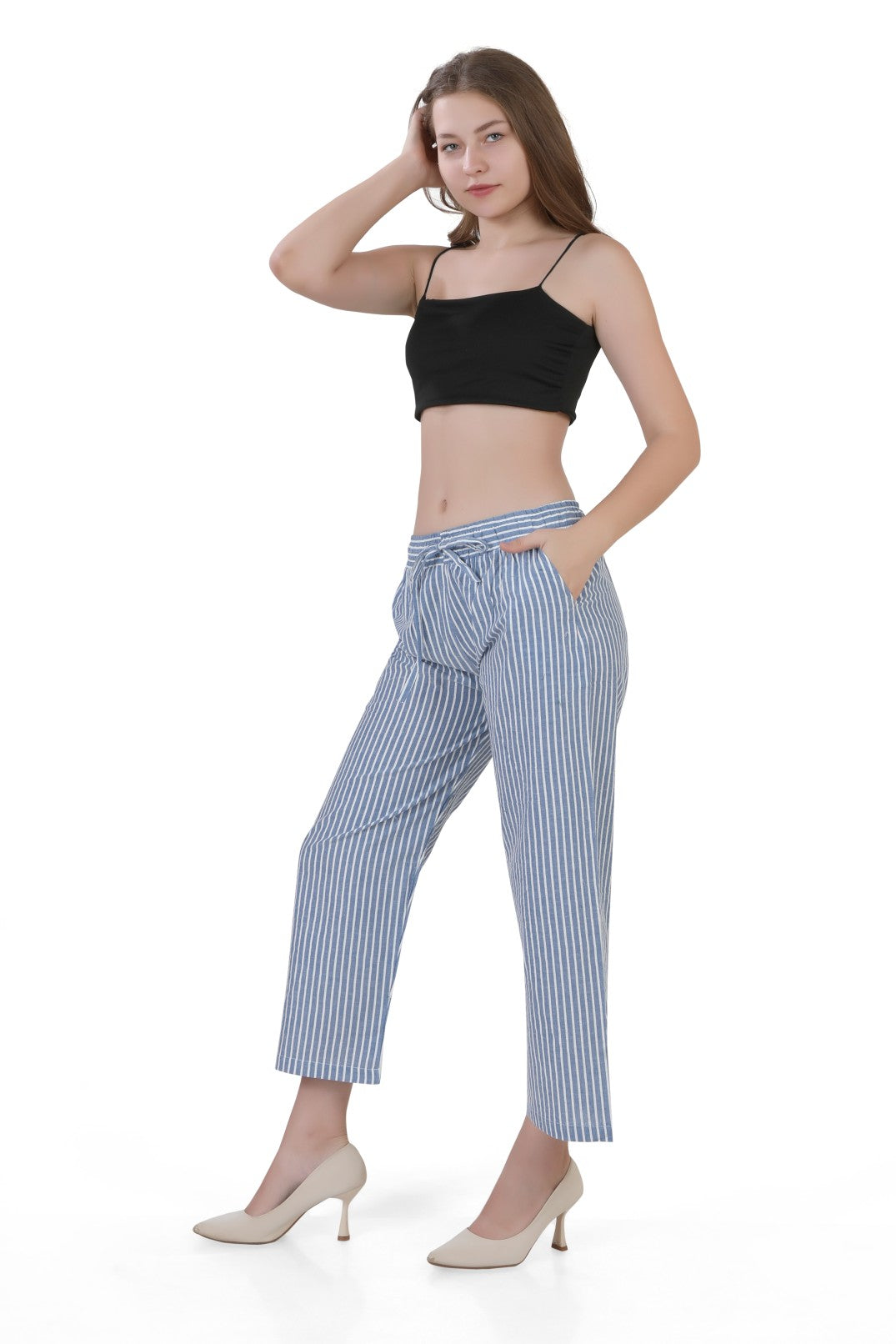 Women's Striped straight Fit