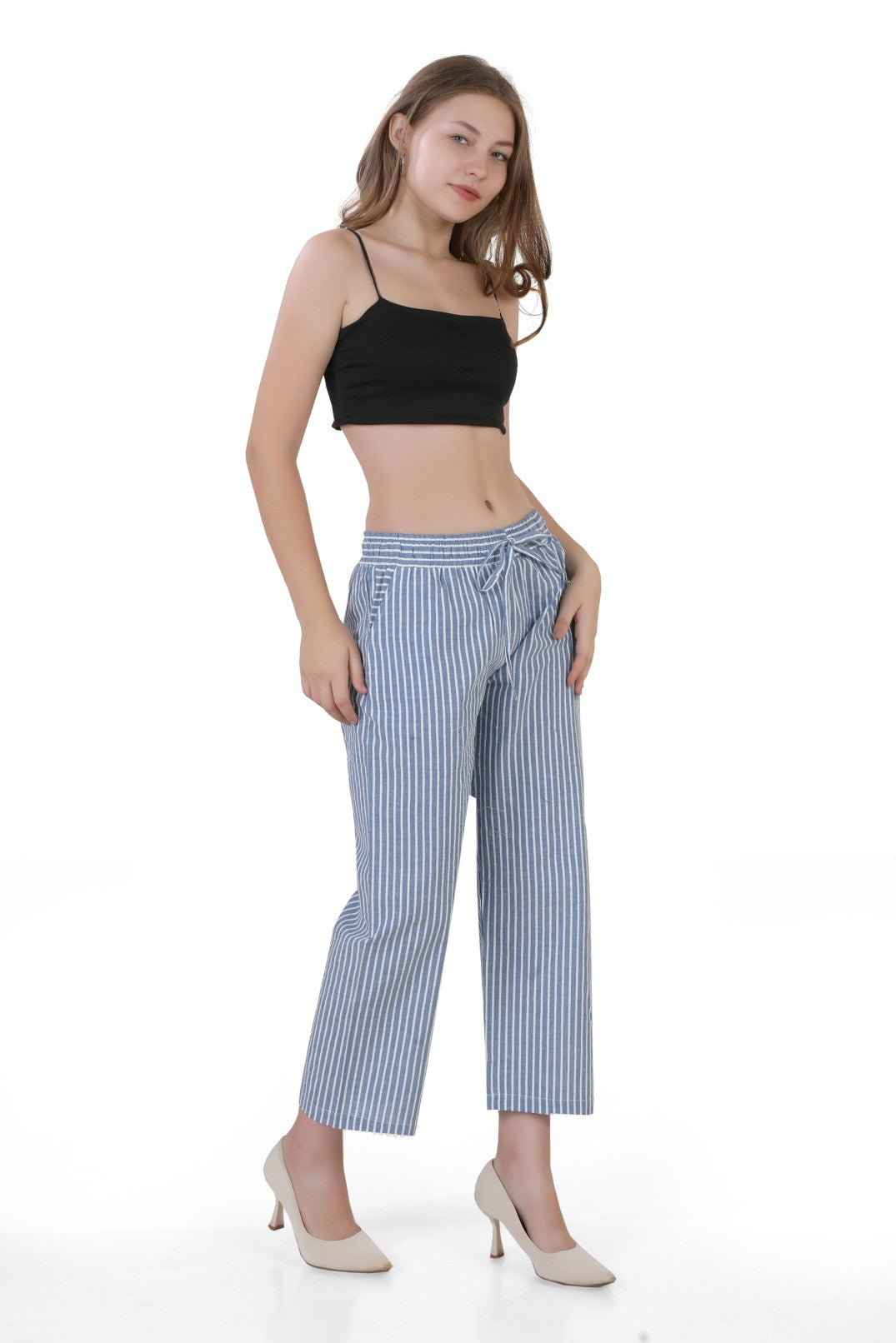 Women's Striped straight Fit