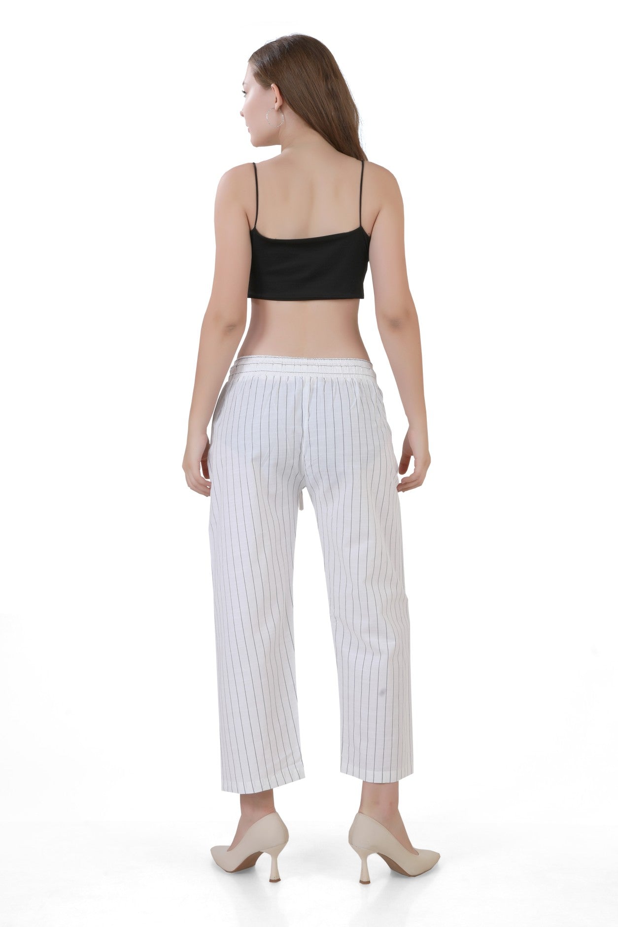 Women's Striped Straight Fit
