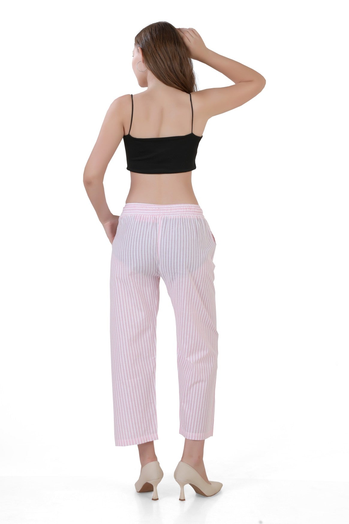 Women's Striped Straight Fit