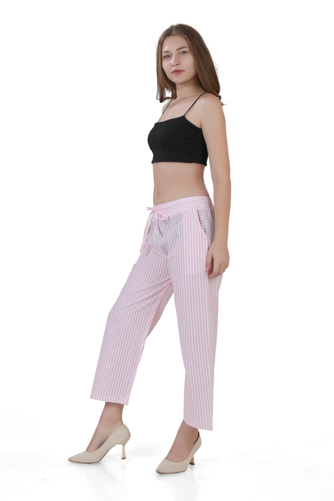 Women's Striped Straight Fit