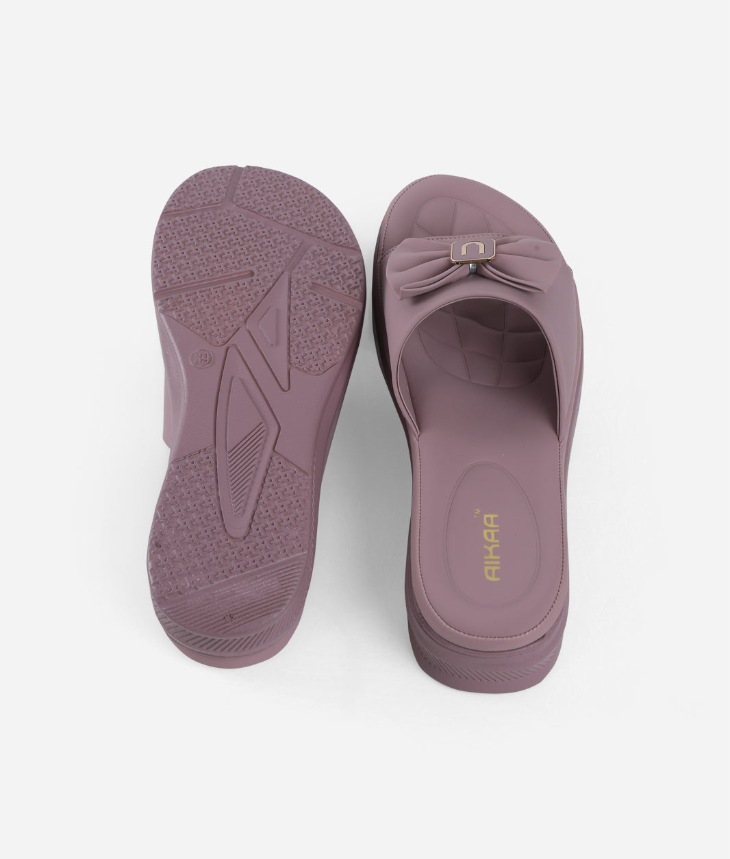 AIKAA Bow Comfort Slides