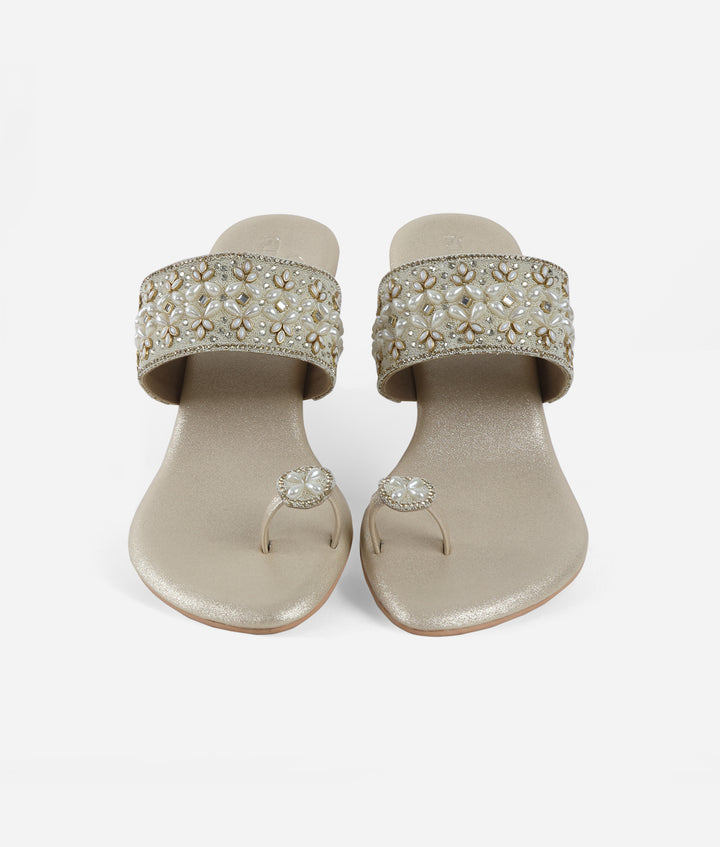 AIKAA Embellished Footwear