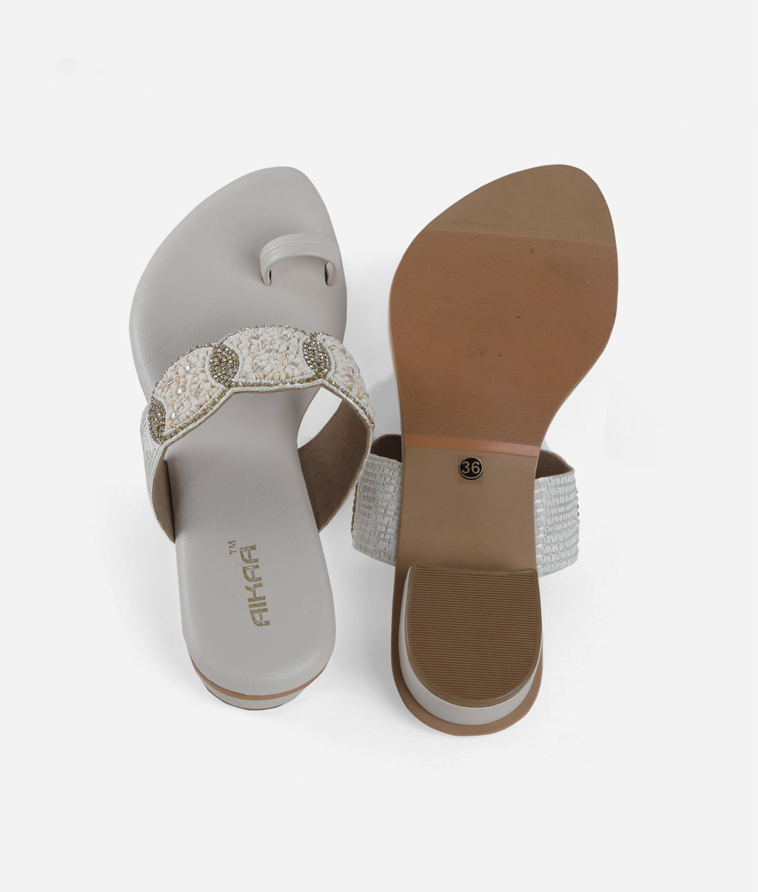 AIKAA Ethnic Toe-Ring Flat