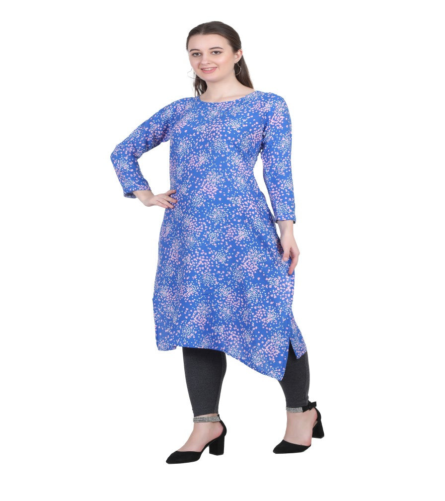 Printed Straight Kurti