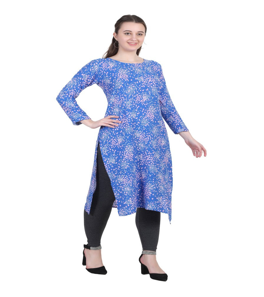 Printed Straight Kurti