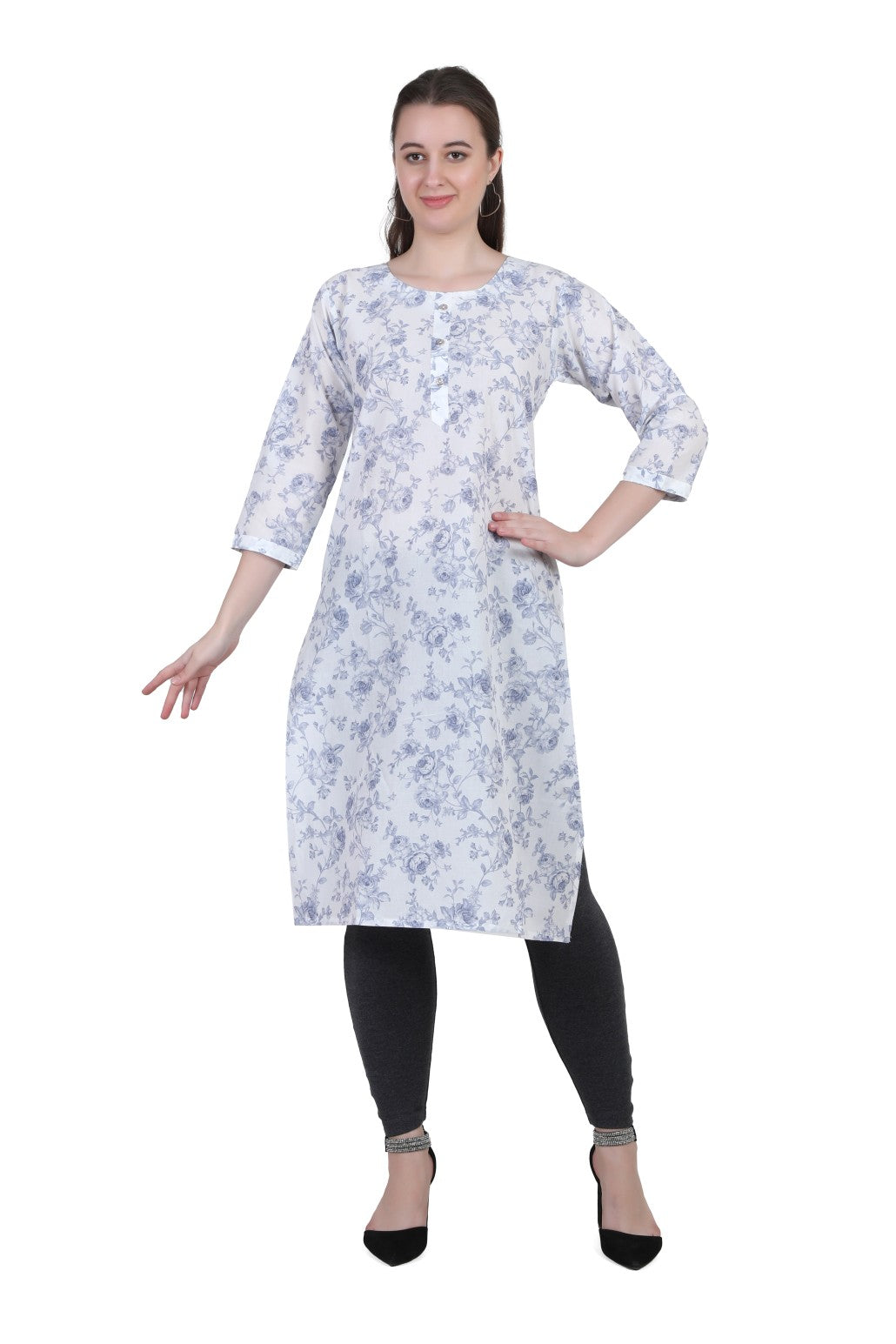 Printed Straight Kurti