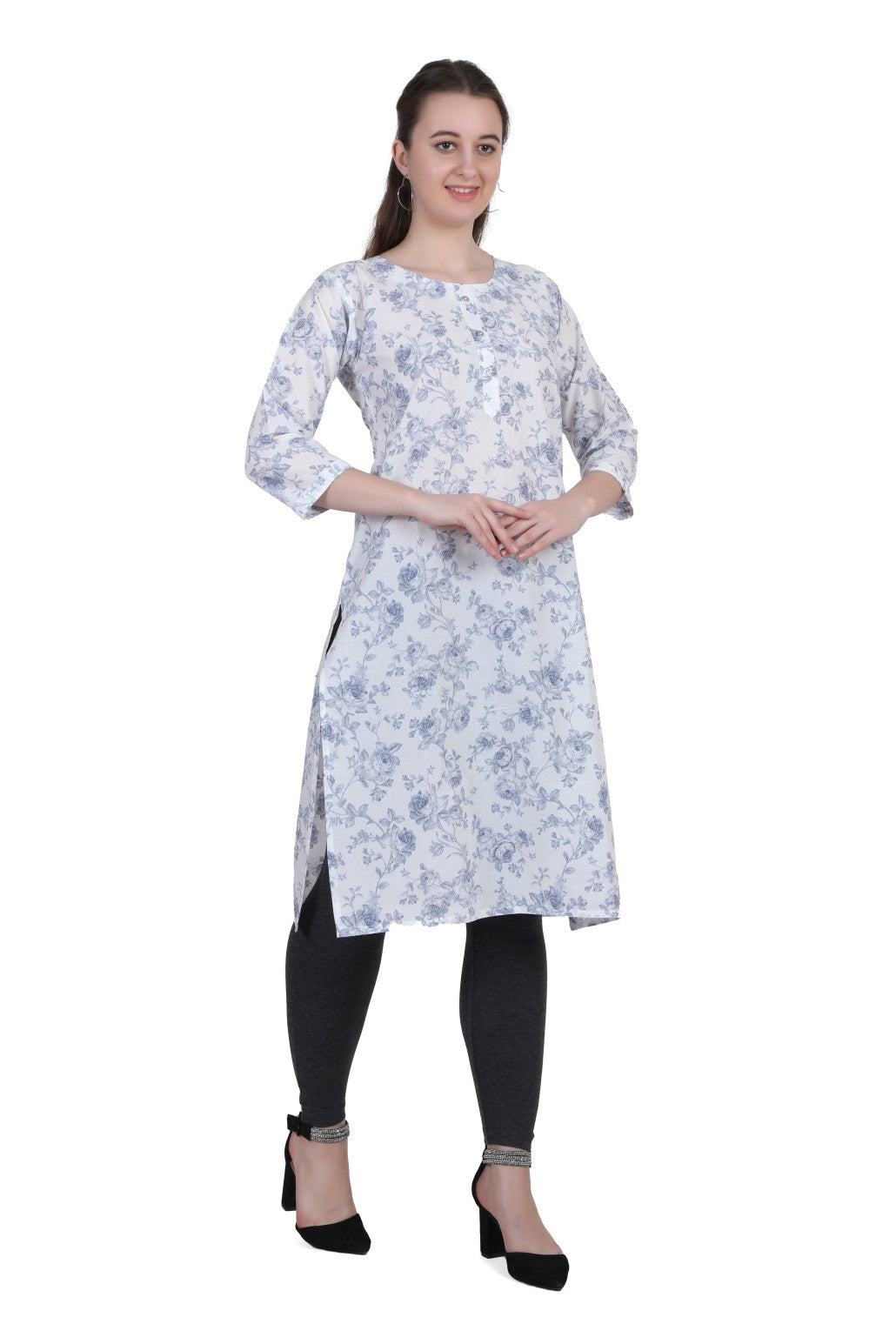 Printed Straight Kurti