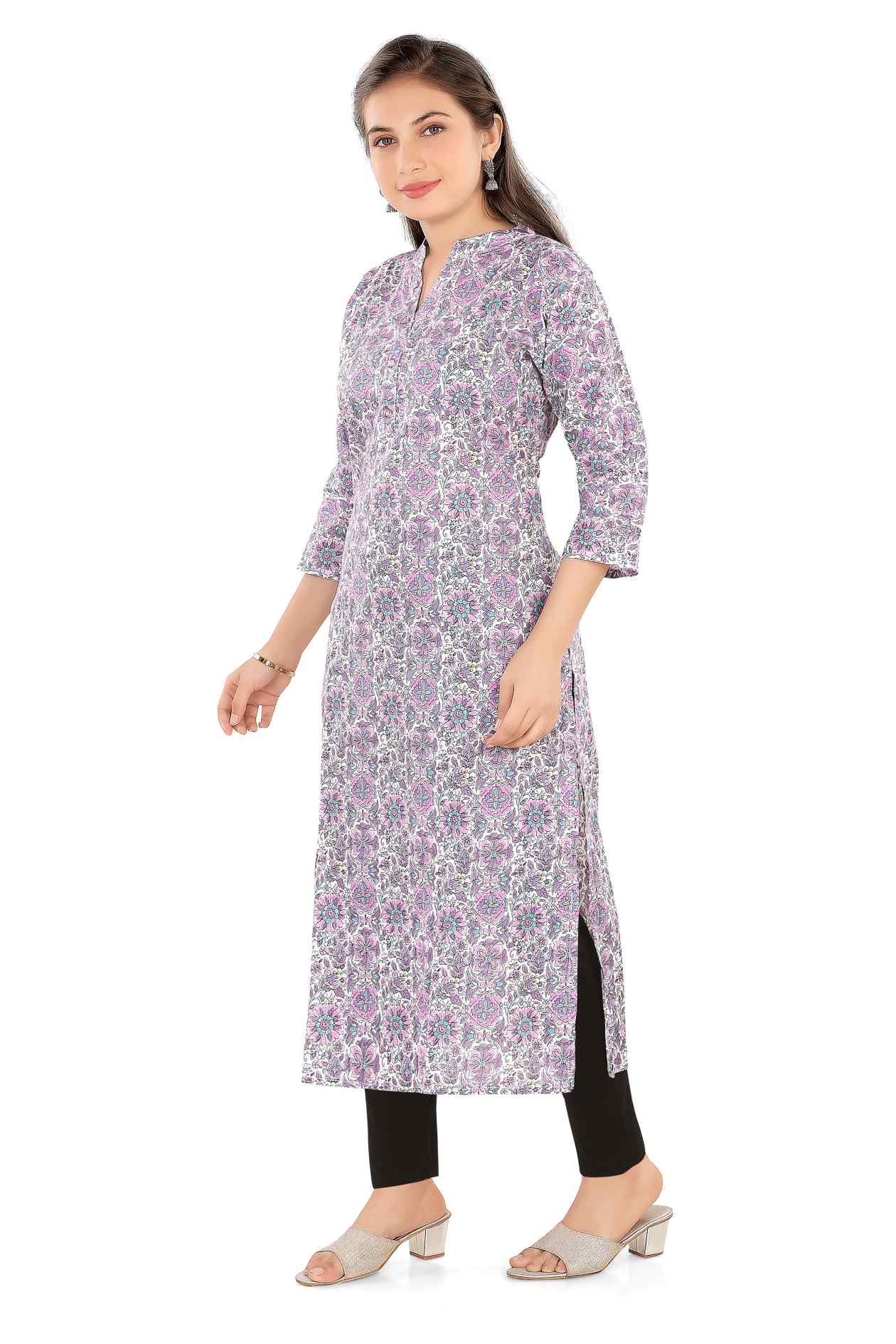 AIKAA Floral Printed Kurti