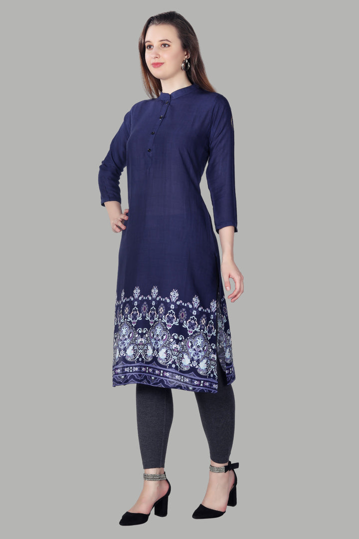 Classic Indigo Ethnic Kurti