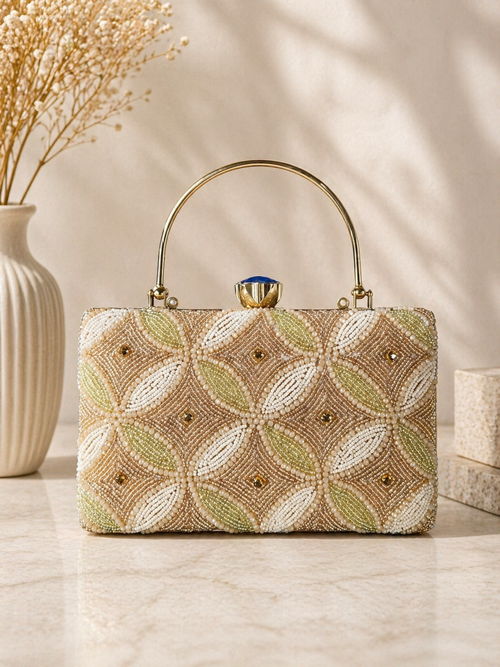 Elegant Beaded Clutch