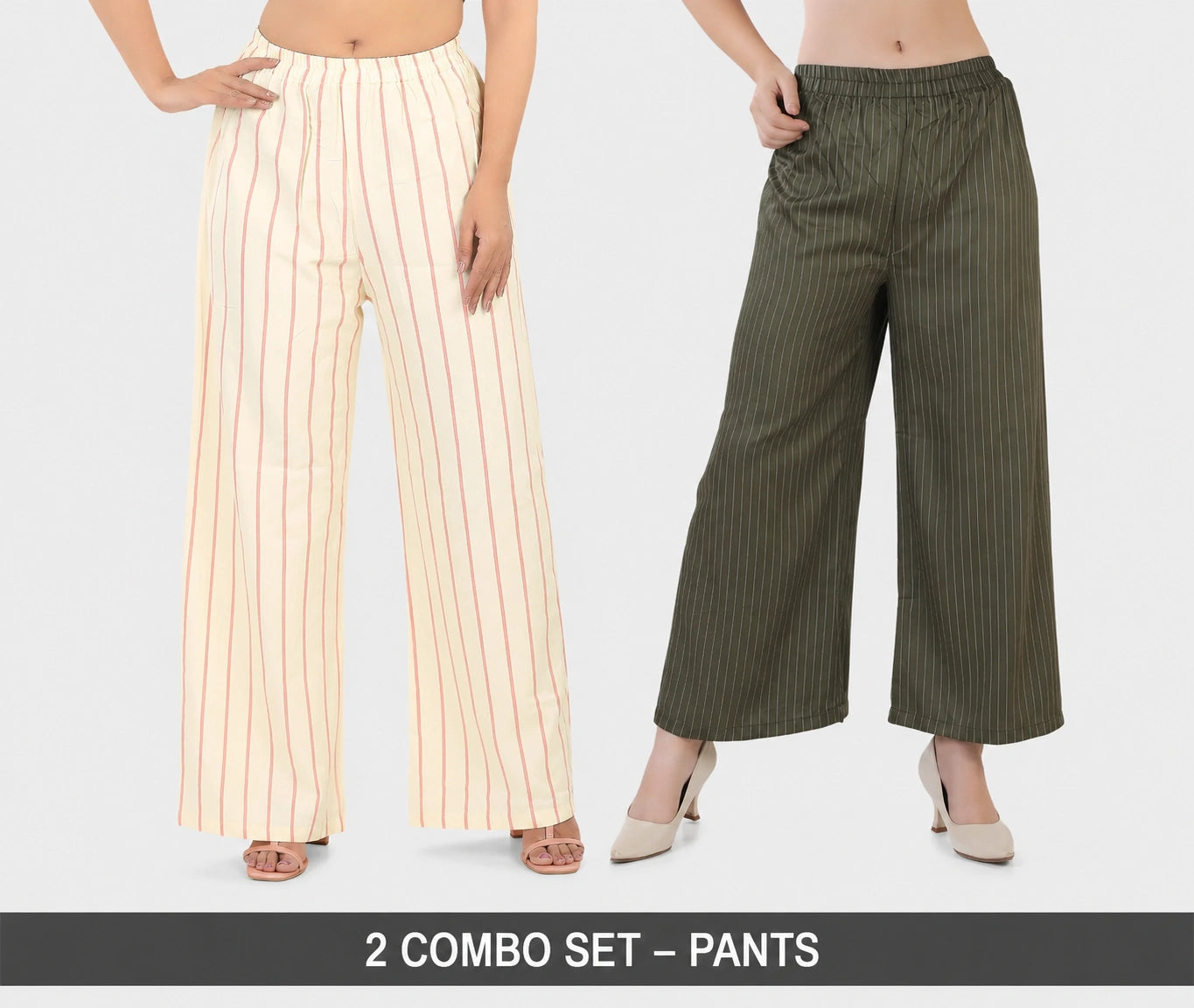 Everyday Wear Solid Palazzo 2 Combo Set