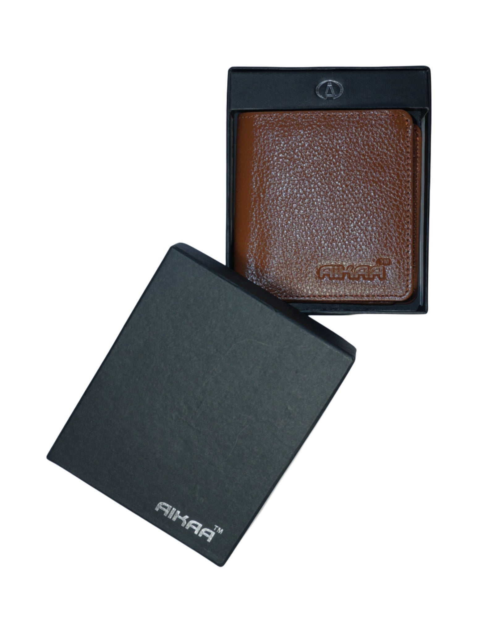 AIKAA Premium Leather Brown Wallet