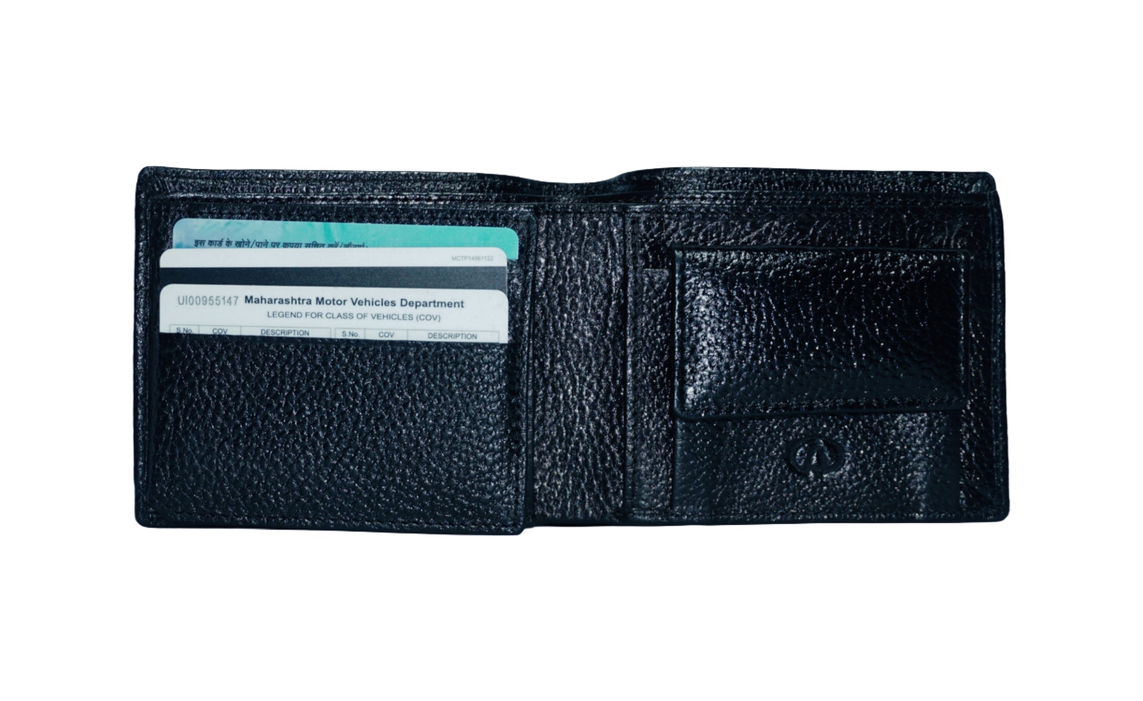 AIKAA Premium Leather Black Wallet
