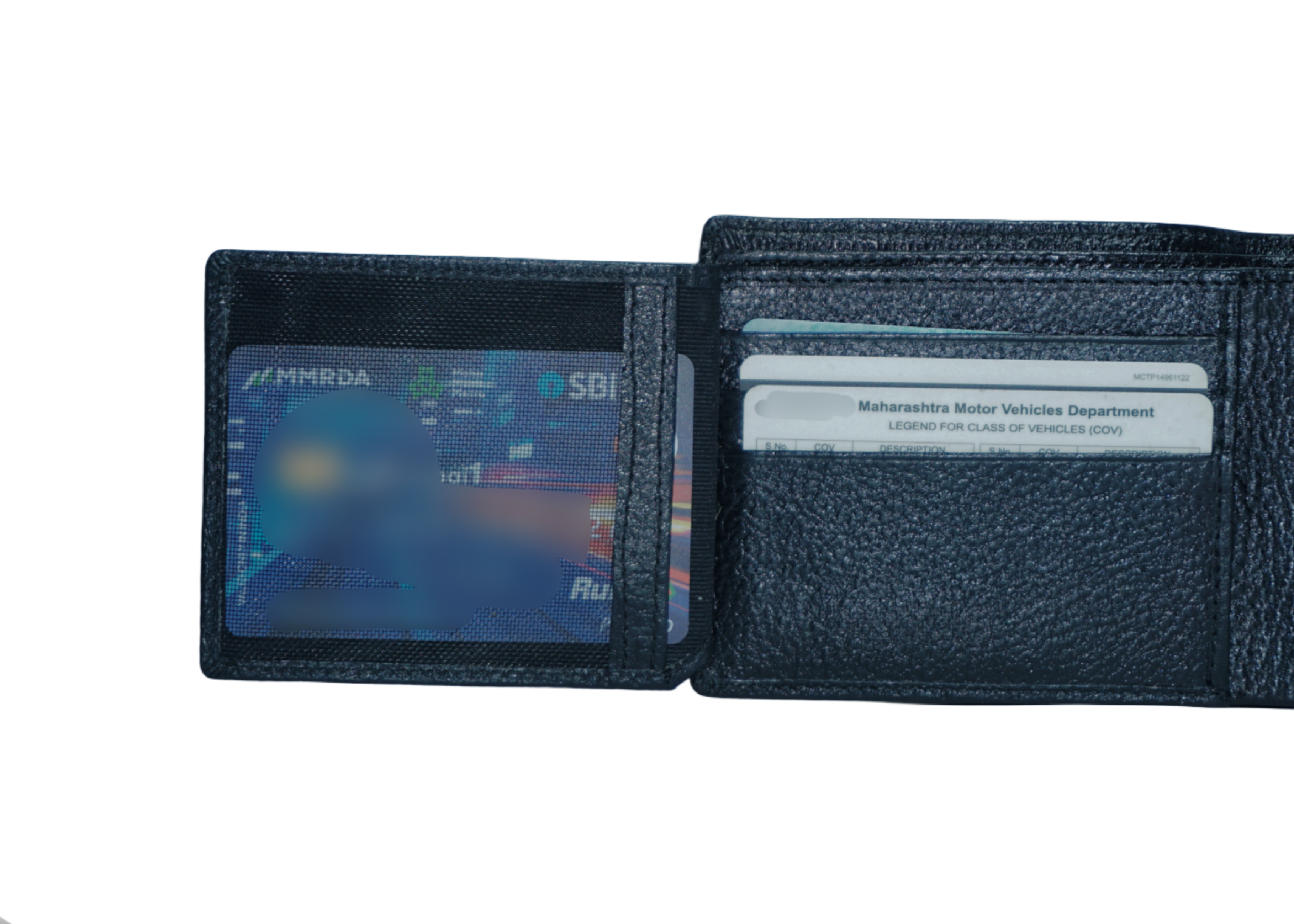 AIKAA Premium Leather Black Wallet