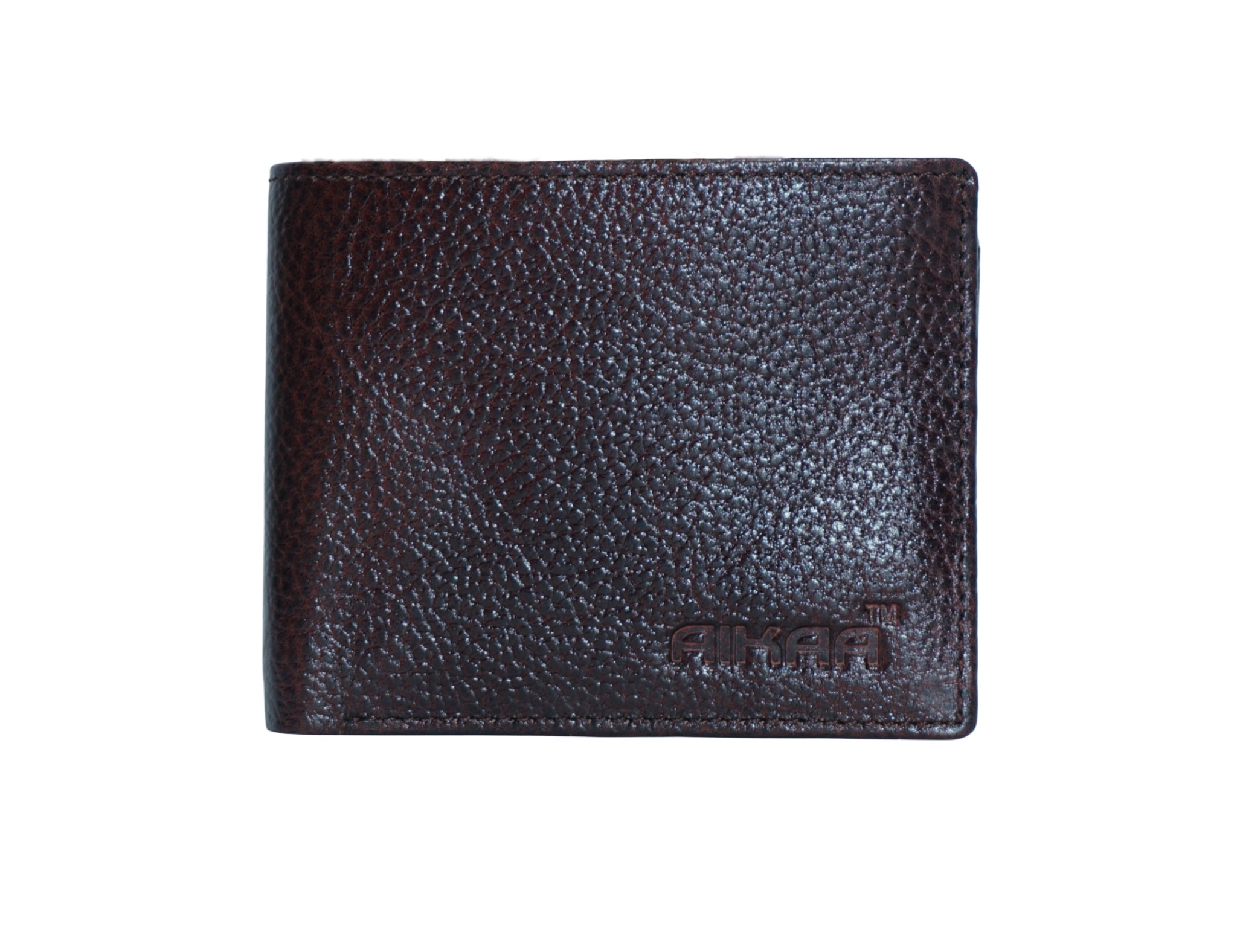 AIKAA Premium Leather Dark Brown Wallet