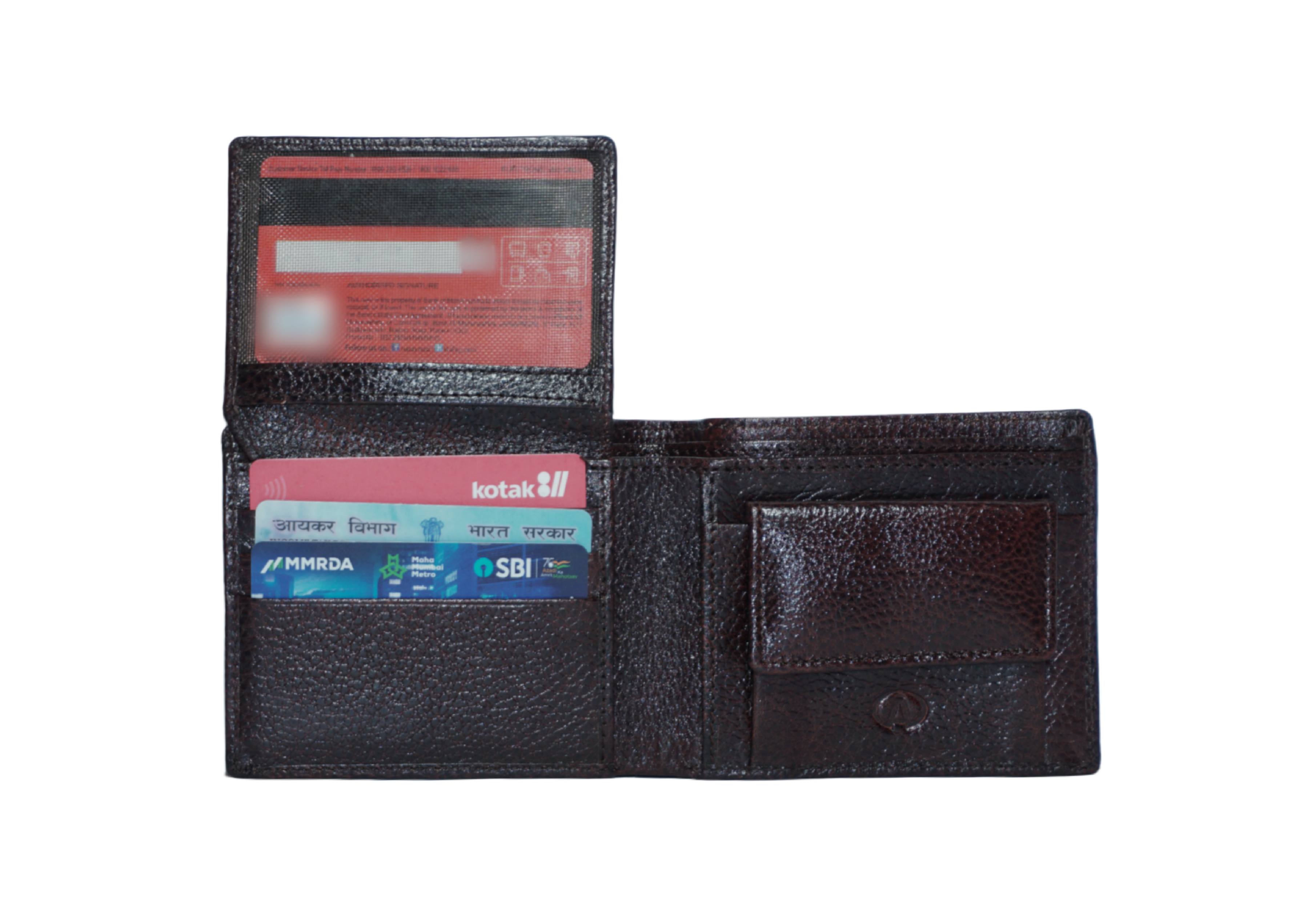 AIKAA Premium Leather Dark Brown Wallet
