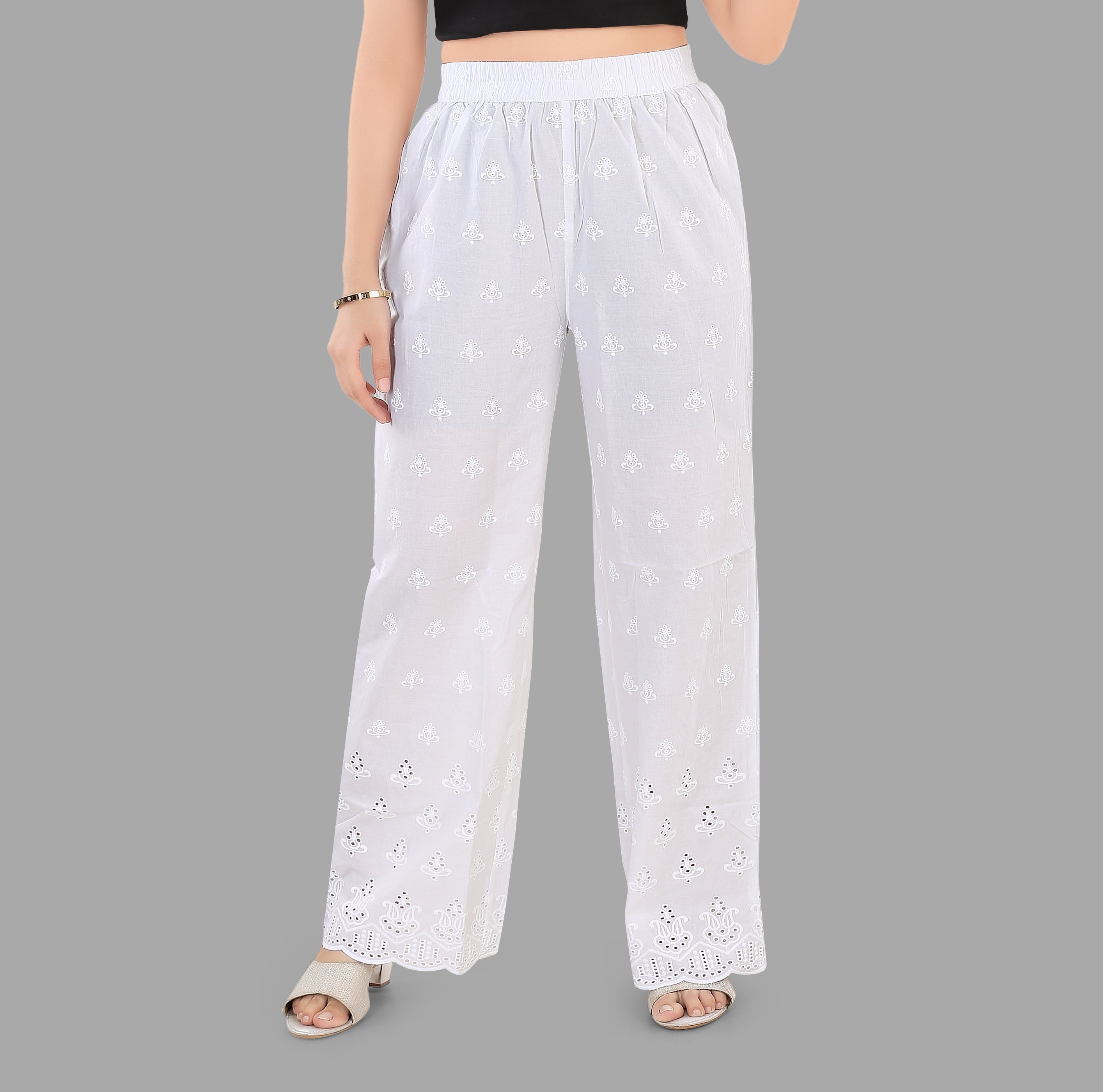 Chikankari Pant for Women's