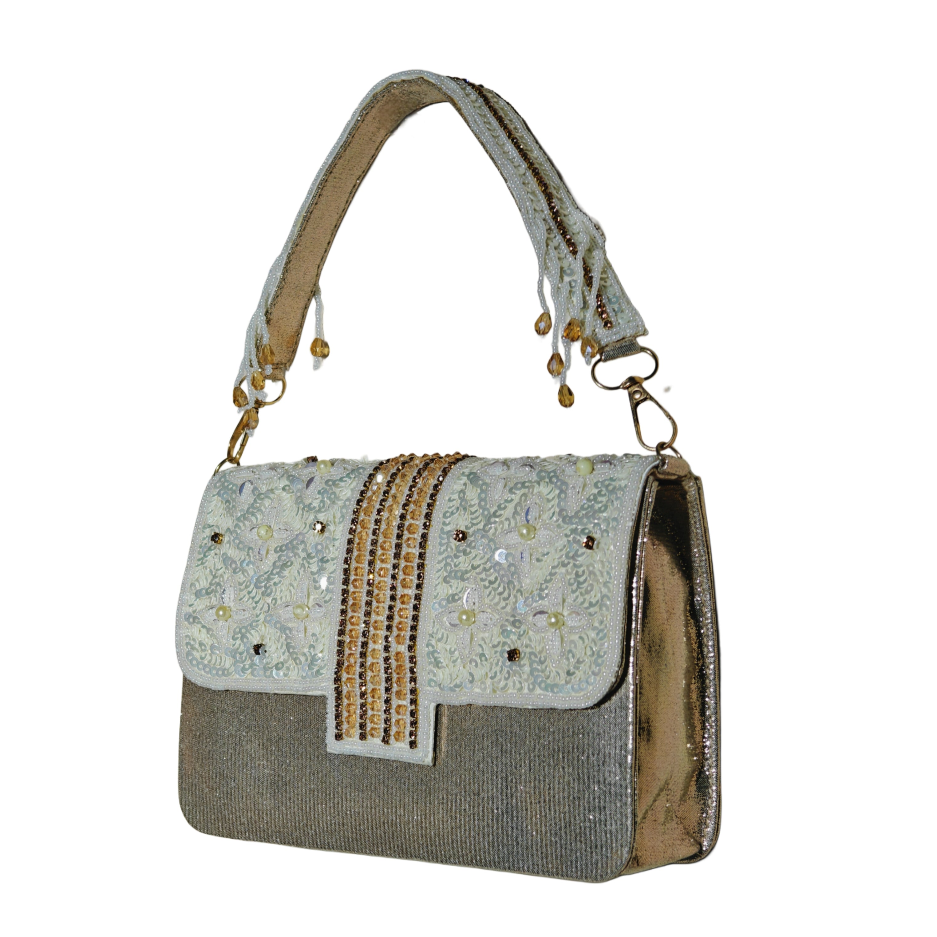 Pearl Embellished Clutch