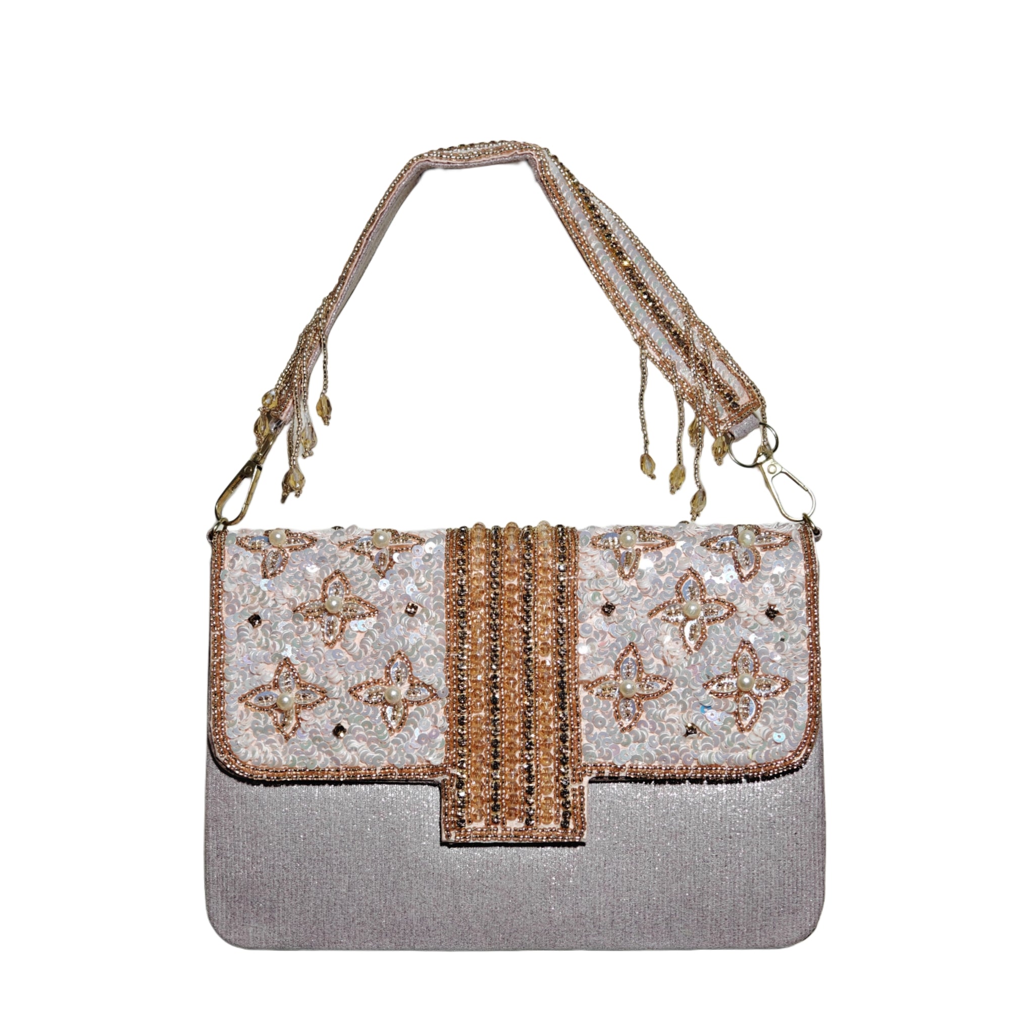 Pearl Embellished Clutch