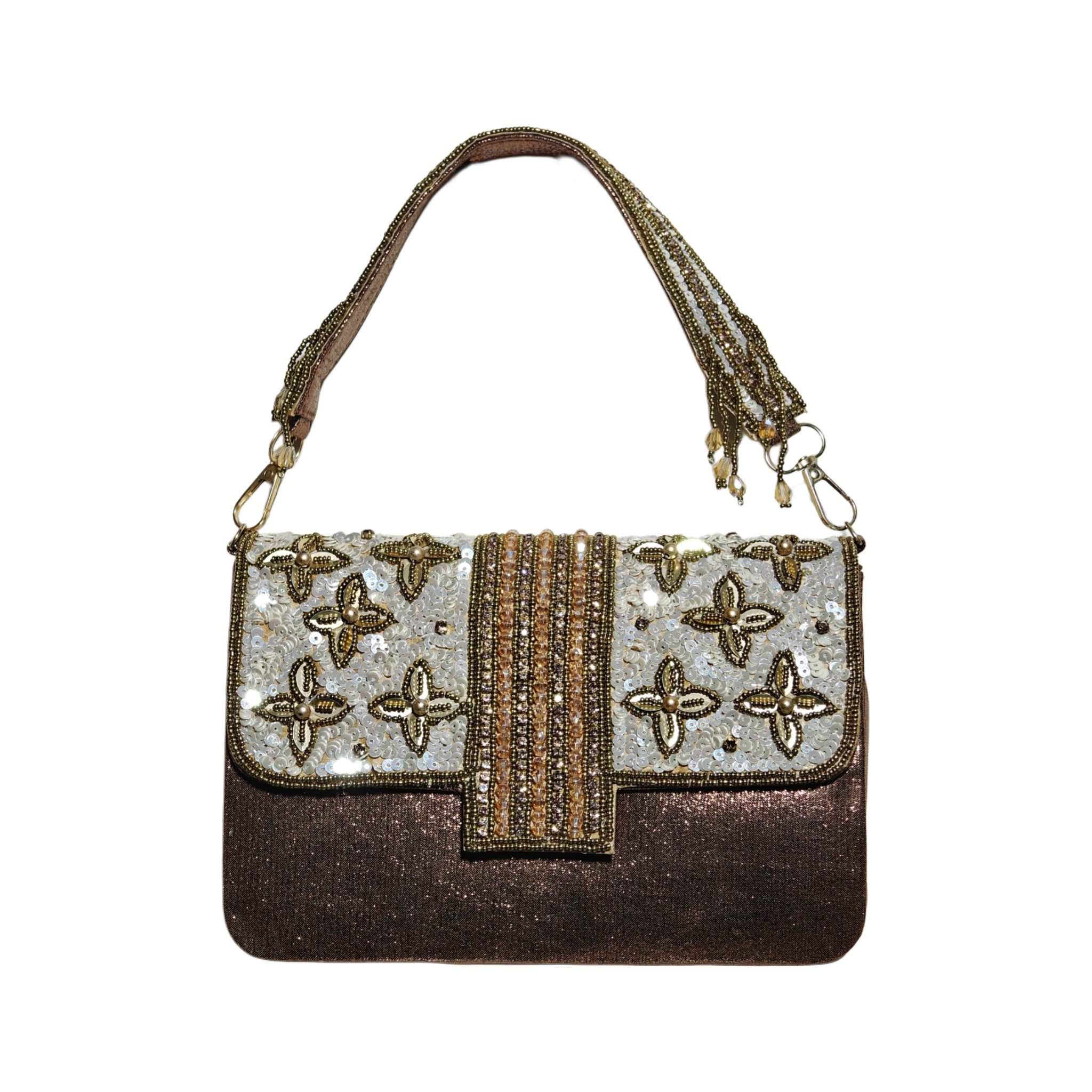 Pearl Embellished Clutch