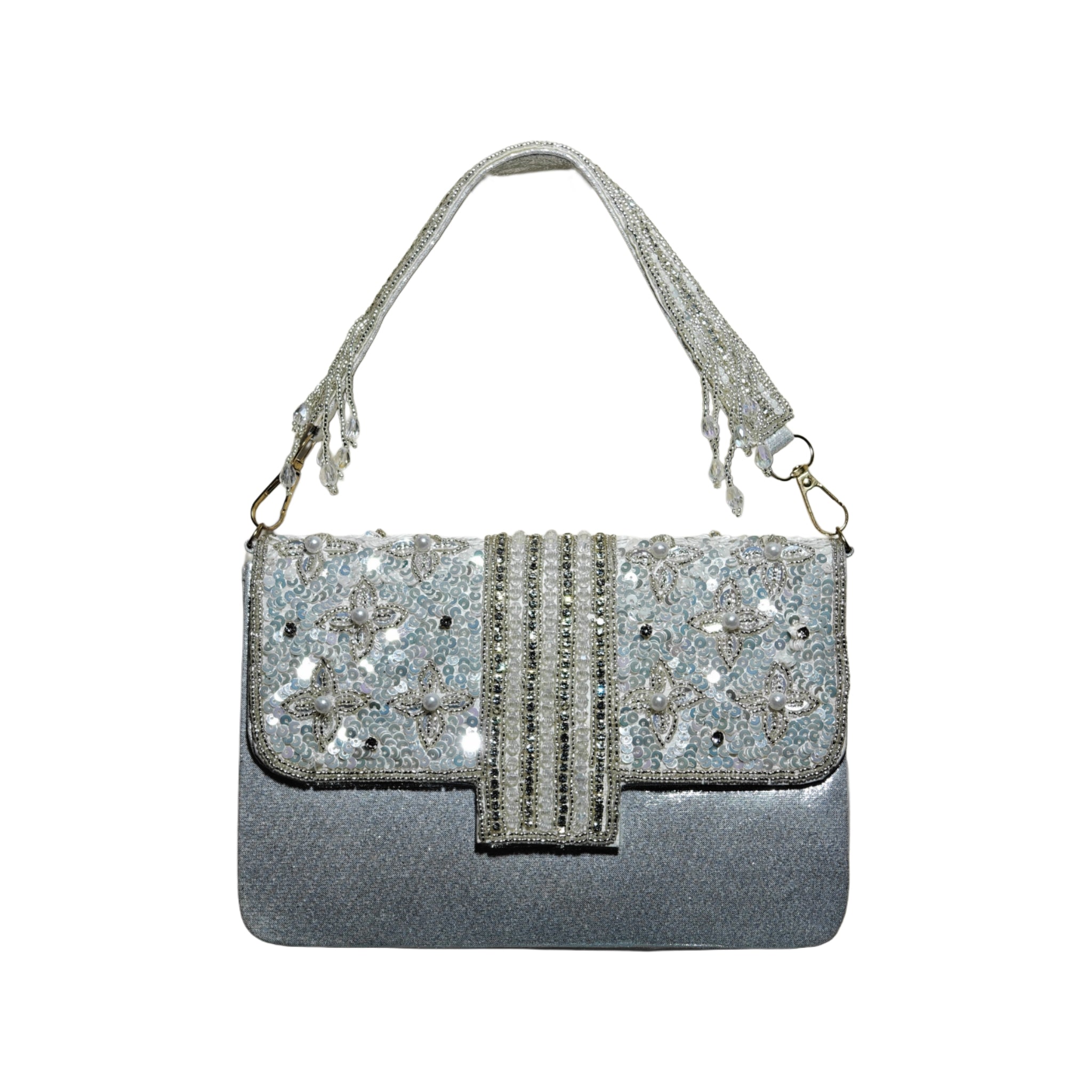 Pearl Embellished Clutch