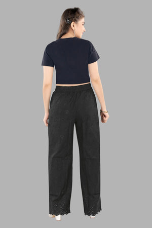 Elegant Lucknowi style casual pants by AIKAA