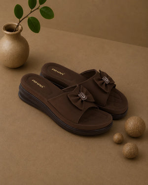Elegant brown casual footwear for daily wear