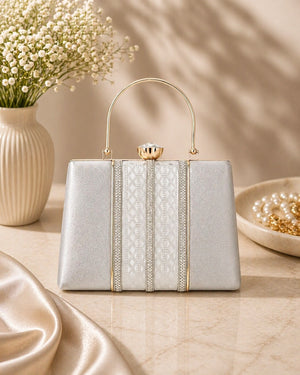 Elegant women’s designer box clutch by AIKAA