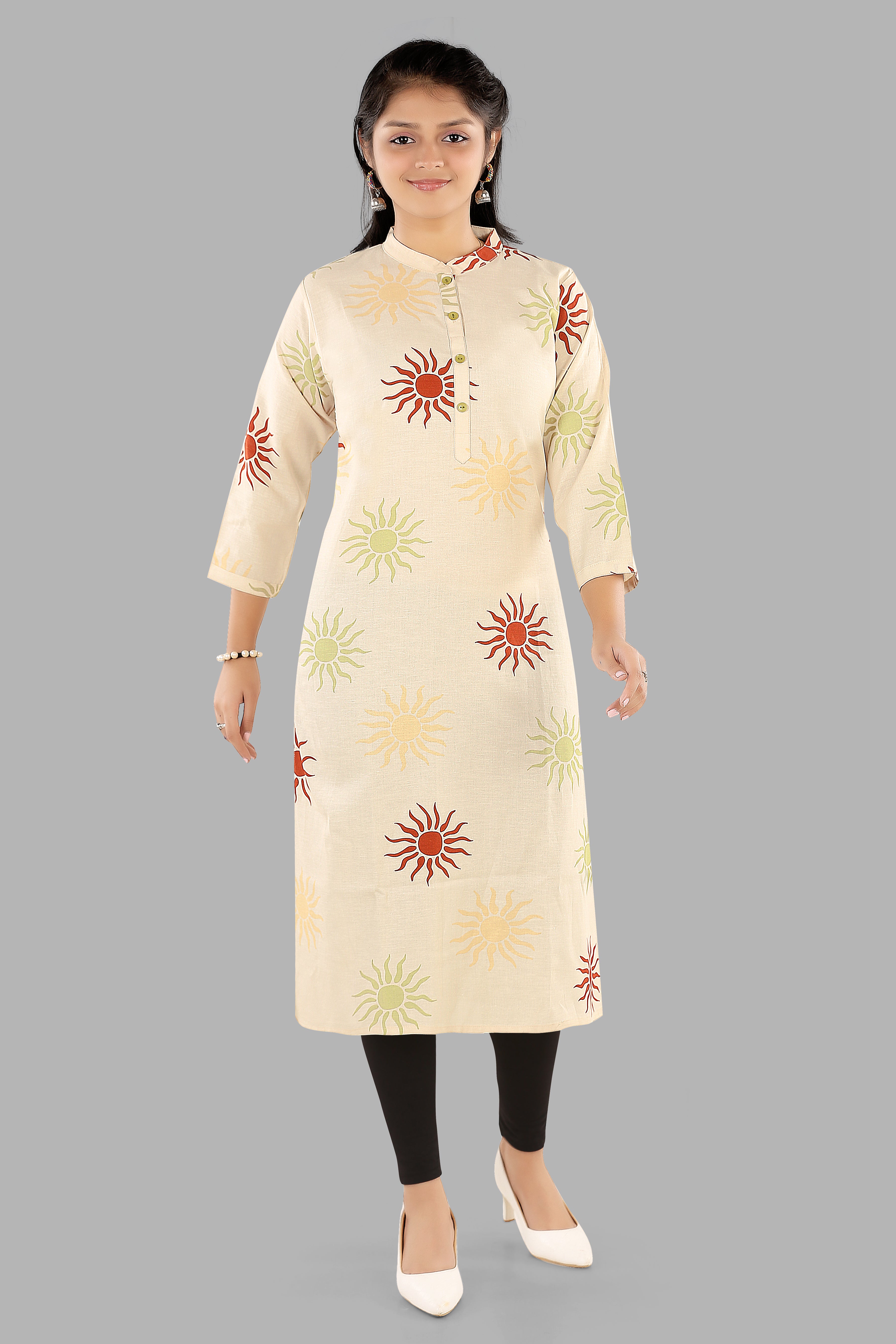 AIKAA Designer Motif kurti for women