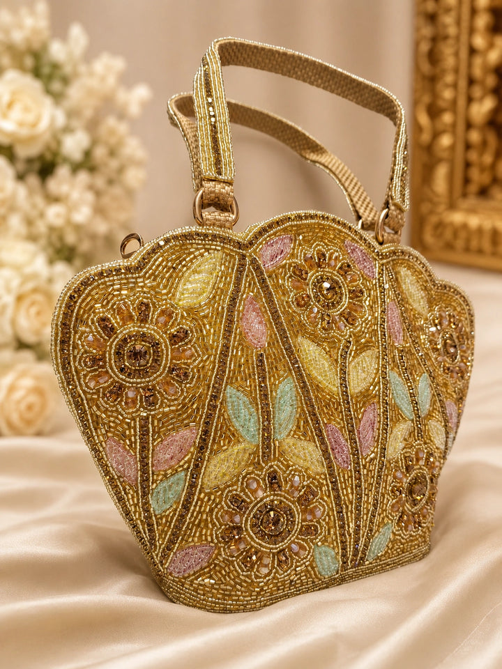 AIKAA elegant vintage beaded handbag for women
