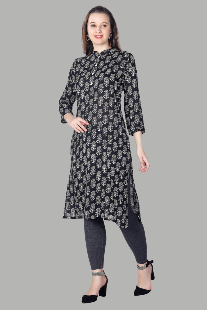 AIKAA Floral Charm ethnic kurti for women
