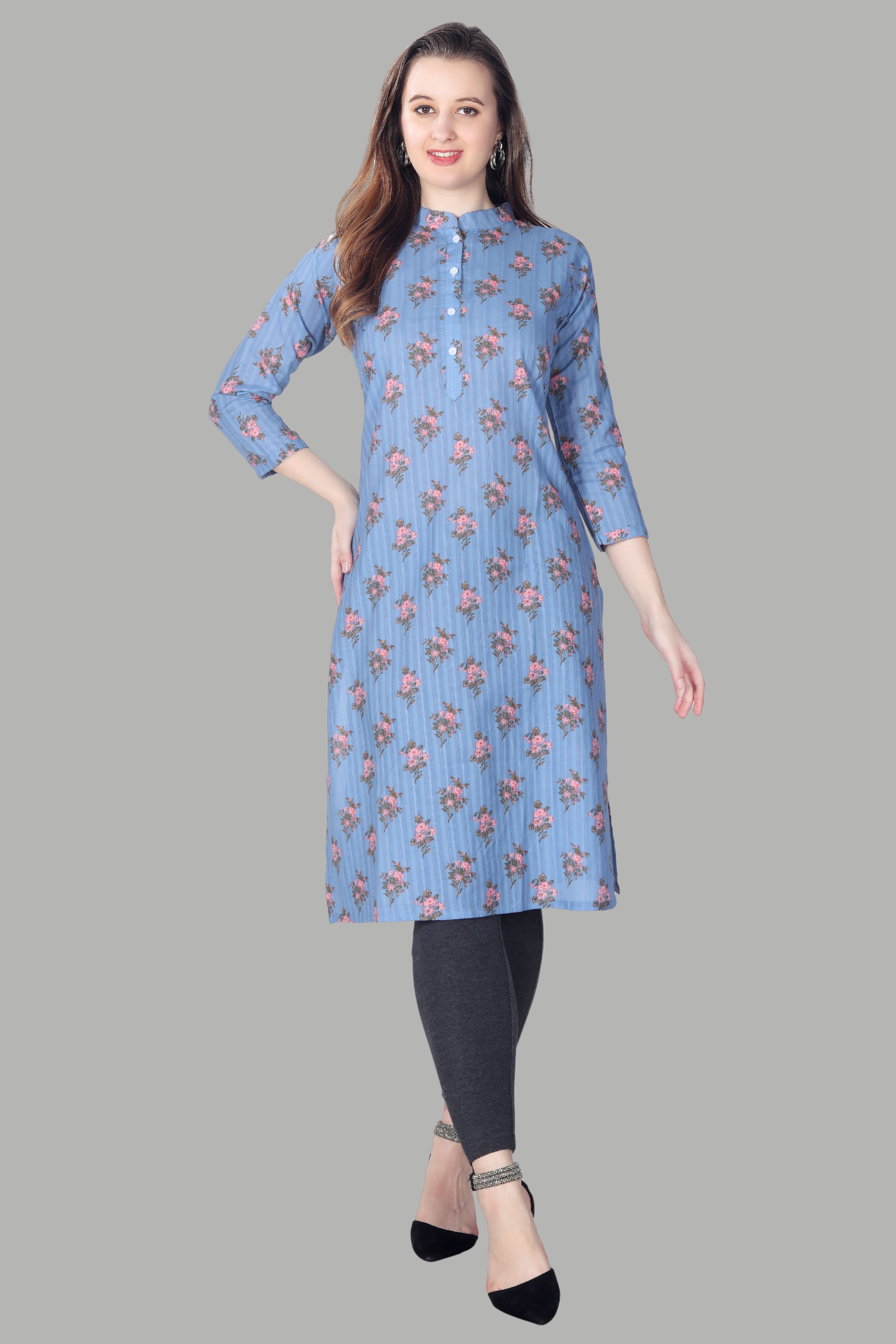 Comfortable women’s cotton ethnic kurti