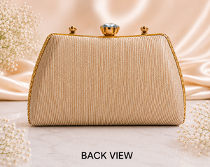 Luxury pearl party clutch bag for women with stylish designer look and premium elegant finish