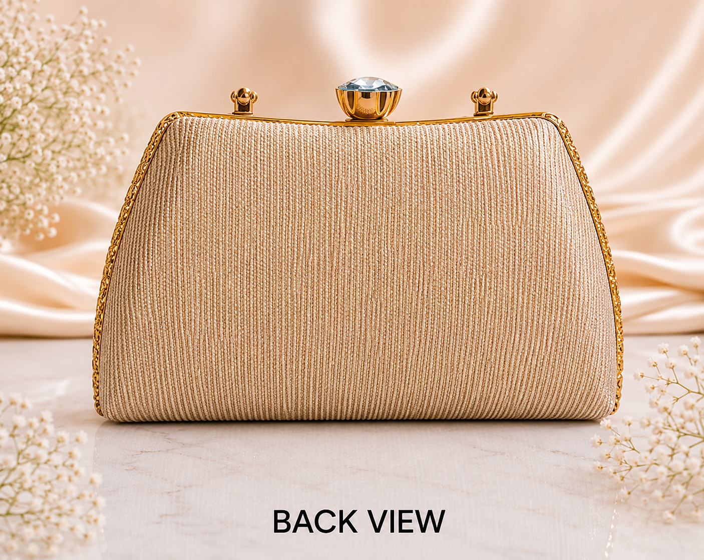 Luxury pearl party clutch bag for women with stylish designer look and premium elegant finish