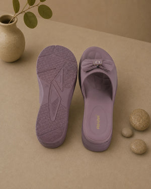 Elegant purple casual footwear for daily wear