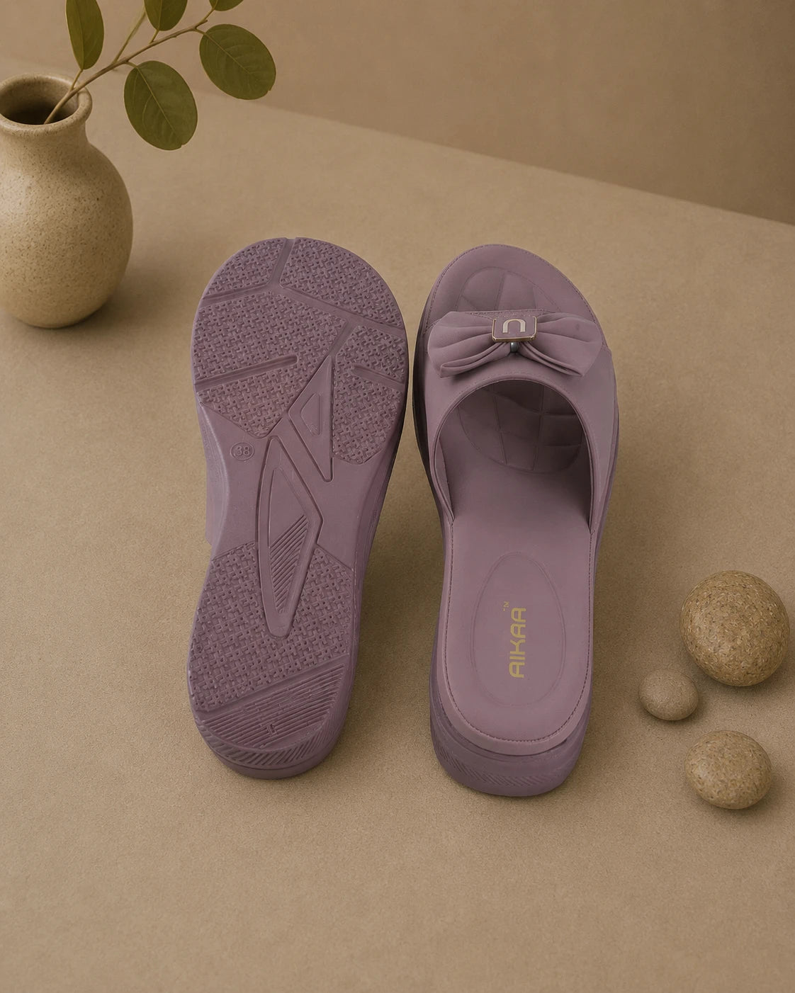 Elegant purple casual footwear for daily wear