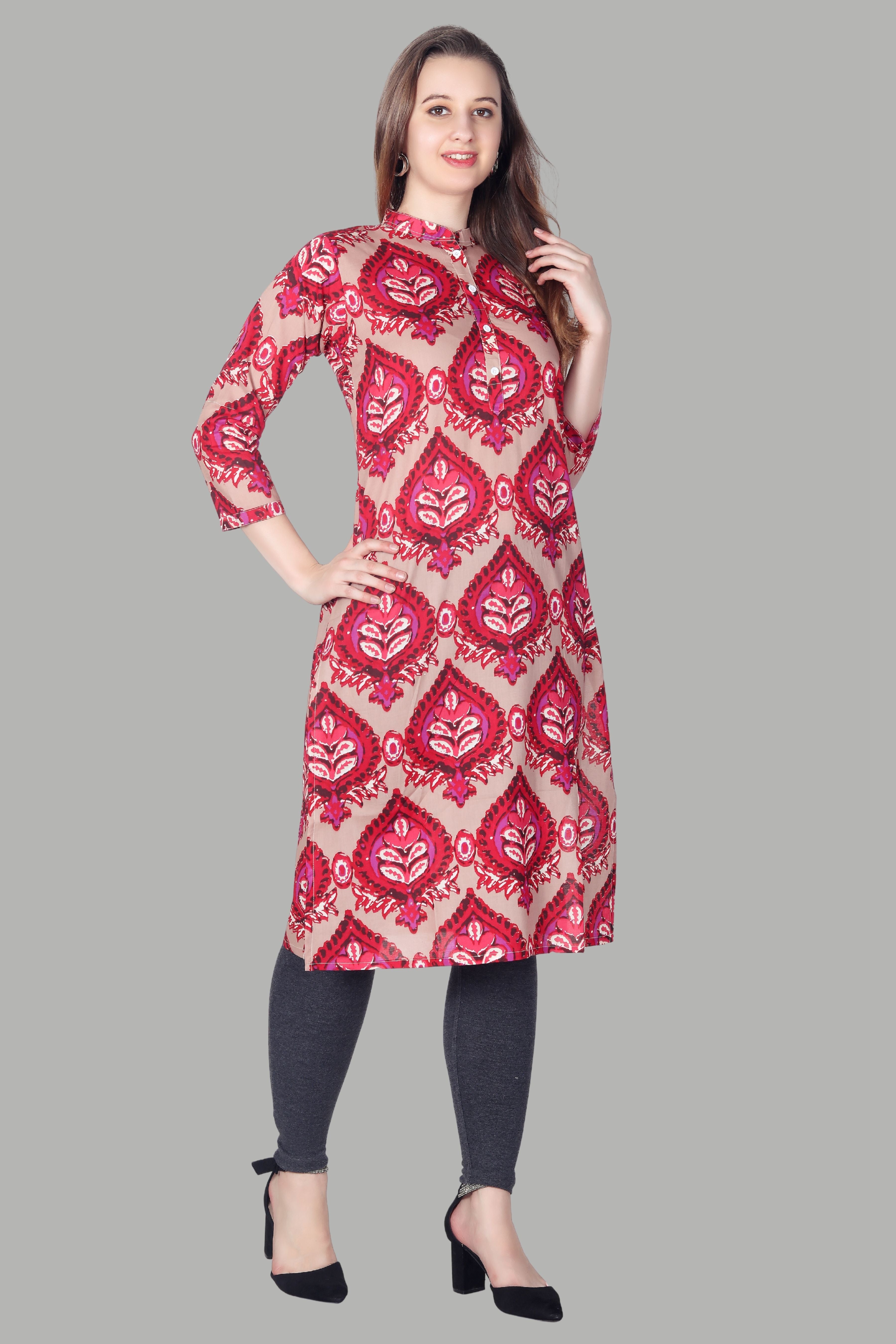 Elegant ethnic kurti for casual and festive wear
