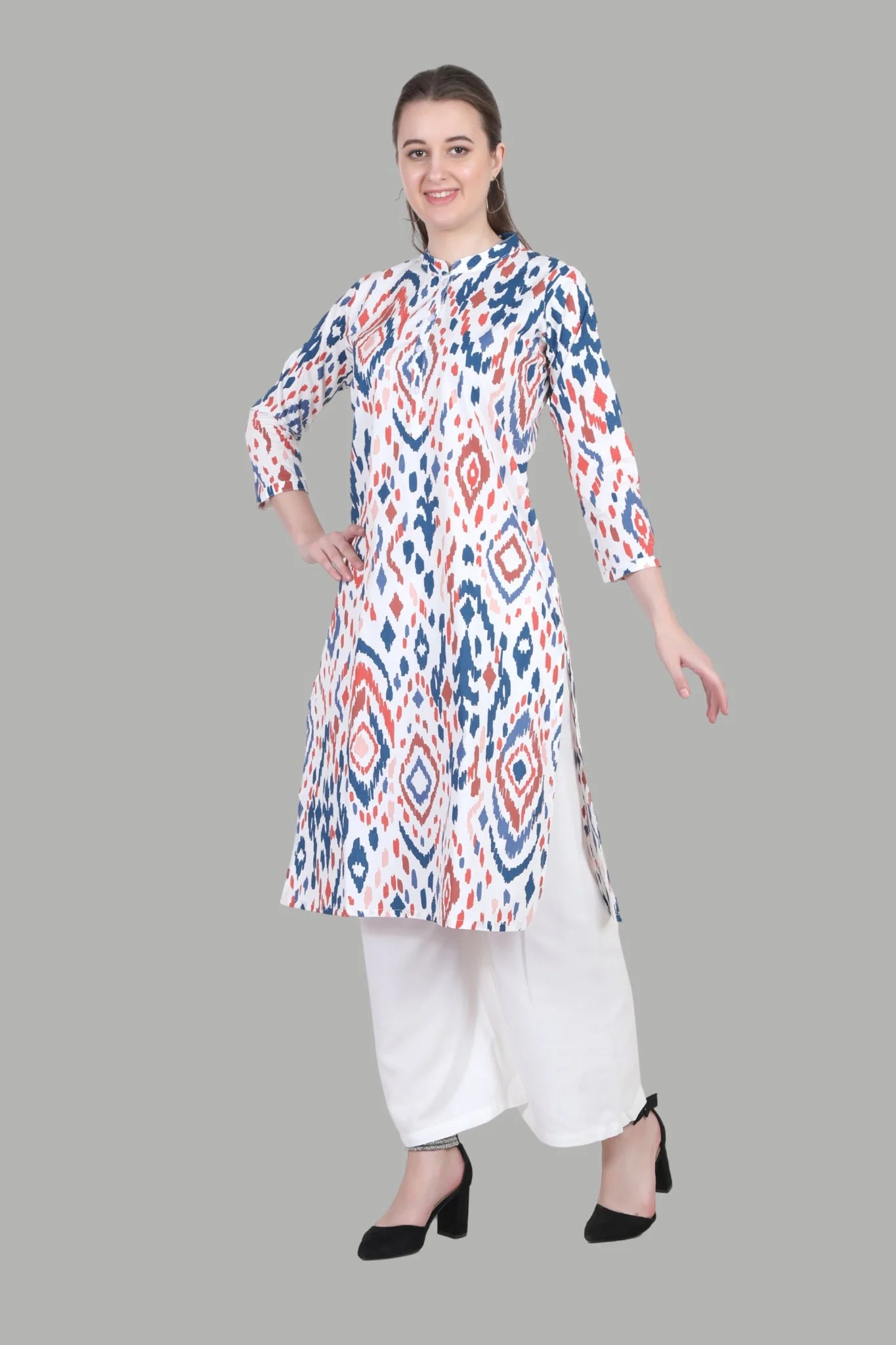 Elegant ethnic printed kurti by AIKAA
