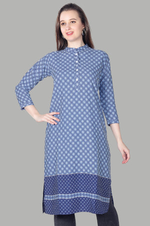 AIKAA Urban Text Print kurti for women