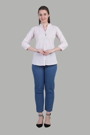 Comfortable women’s striped top by AIKAA