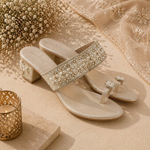 Comfortable women’s embellished slipon footwear