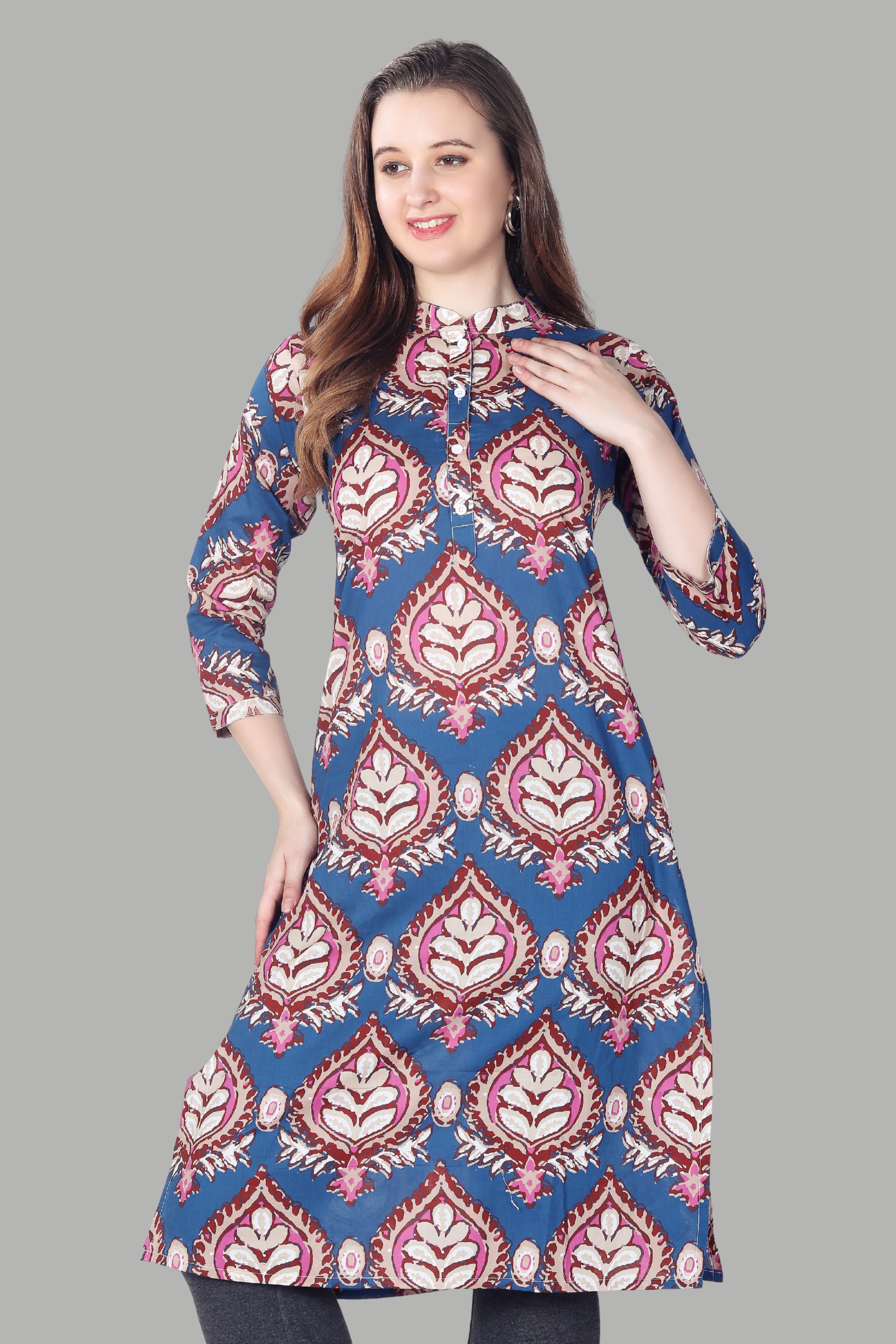 Comfortable women’s casual cotton kurti