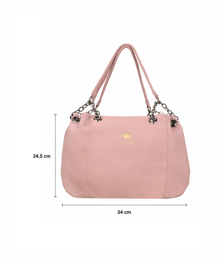 Chain Handle Tote Purse